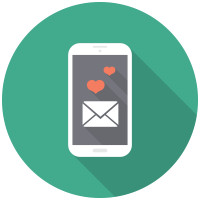 Mobile email icon