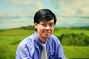 Edward Wong in The Farm meeting room