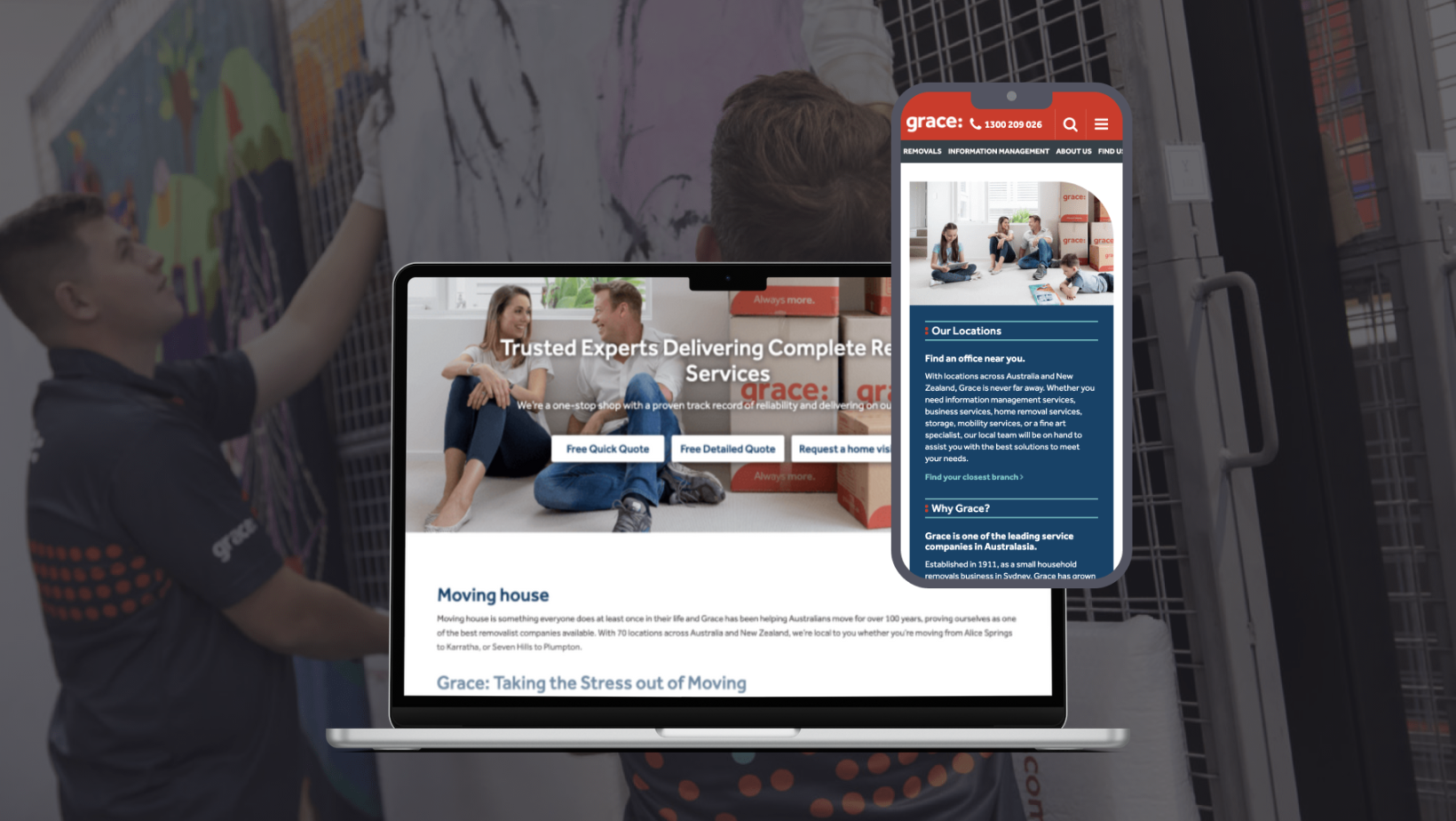 Bespoke Online Quote Tool Grace Removals Group 4mation