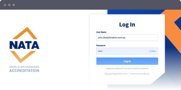 Accreditation portal login